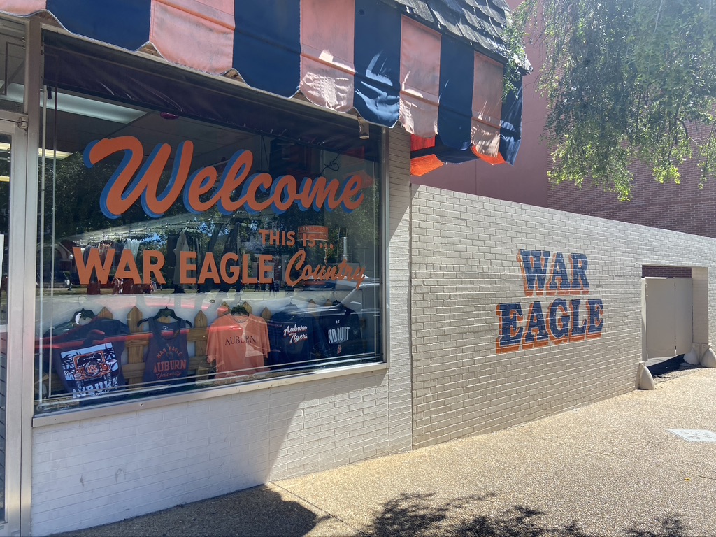 Living in Auburn, Alabama means you know this wall well.