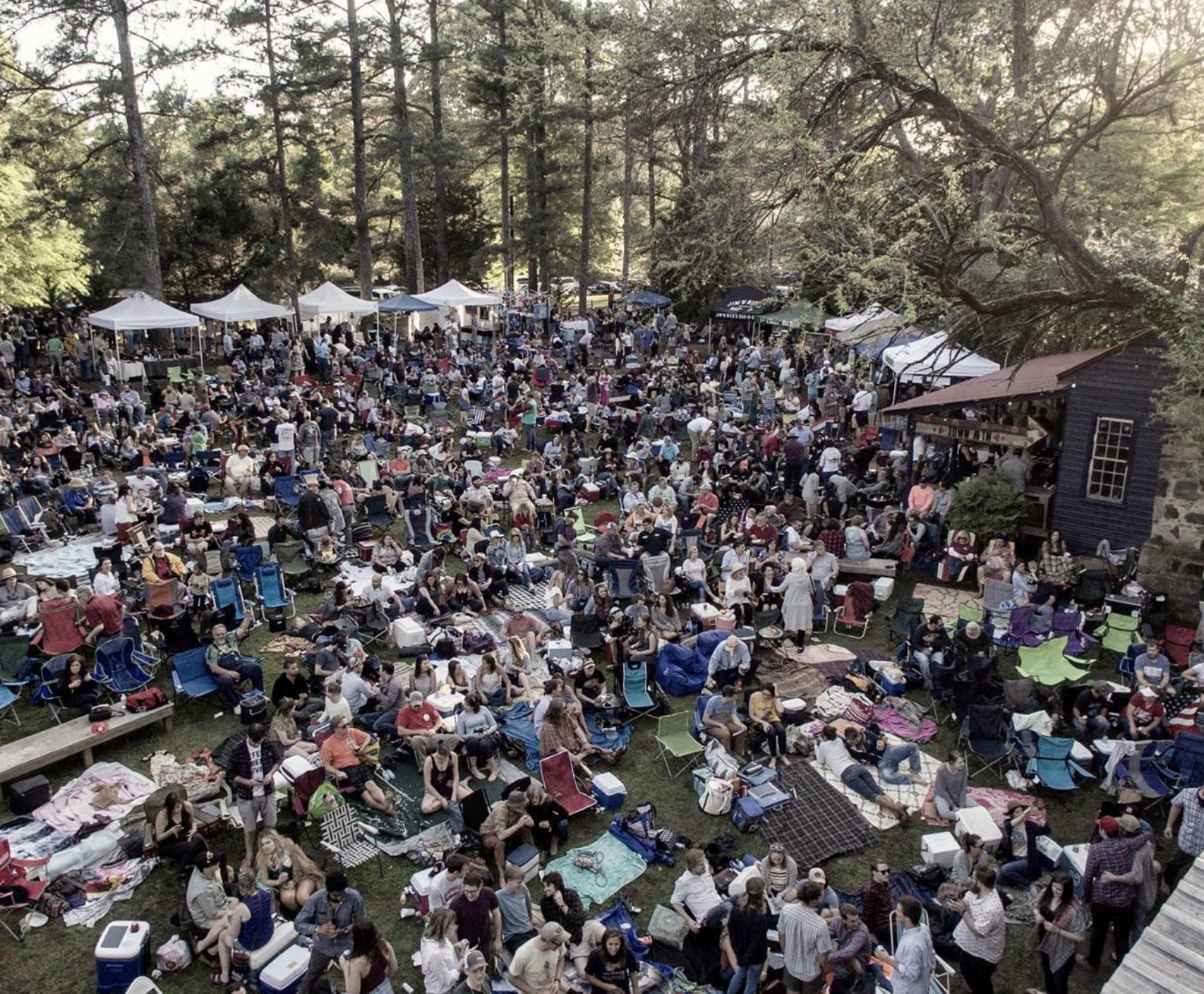 residents from all over alabama come to waverly to enjoy the old 280 Boogie music festival held at the Standard Deluxe.