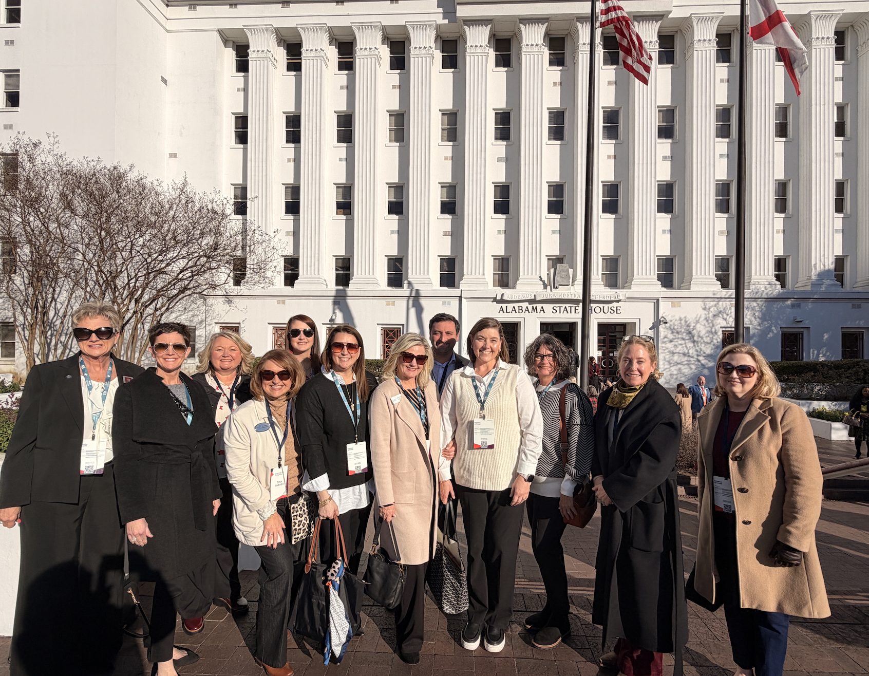Group of Alabama REALTORS® advocating for real estate and property rights at the State House
