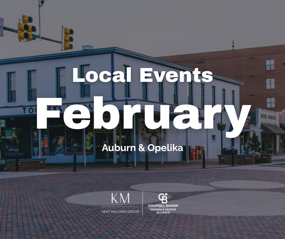 Local February events in Auburn and Opelika featuring community activities and downtown gatherings