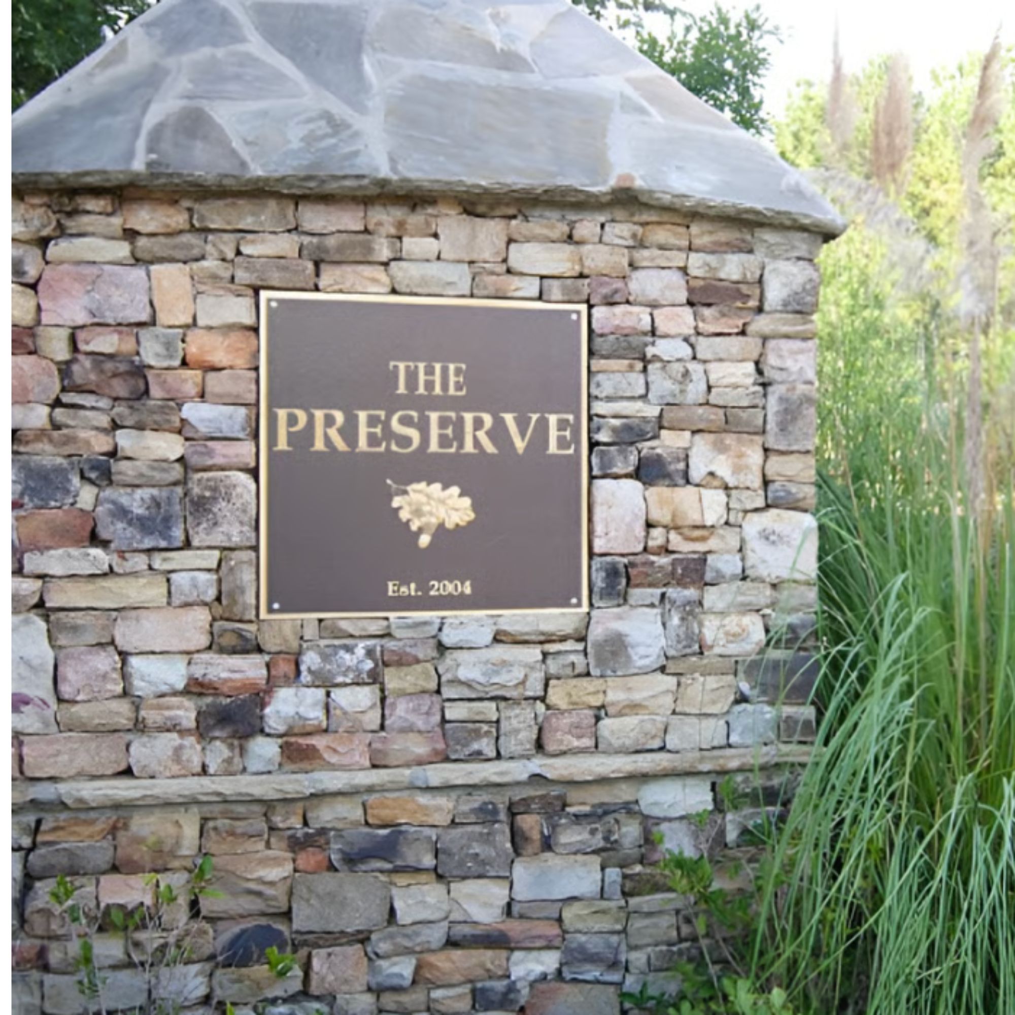 The Preserve neighborhood in Auburn Alabama with newer construction homes