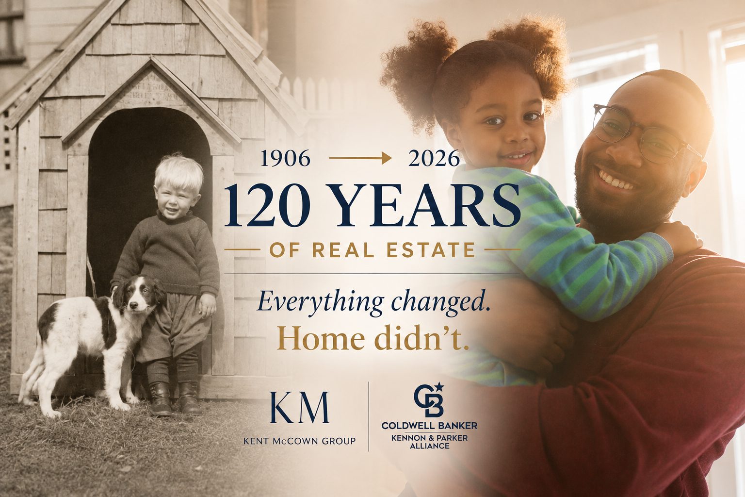 Coldwell Banker celebrates 120 years in real estate from 1906 to 2026, honoring generations of families and the meaning of home.